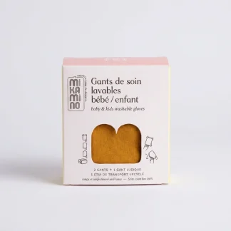 Gant de Toilette Bébé en Coton Bio