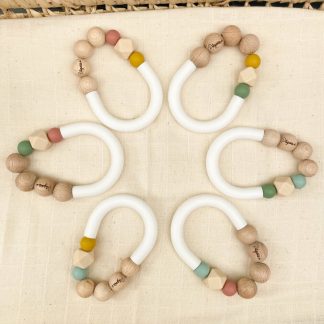 Anneau de Dentition Bois et Silicone